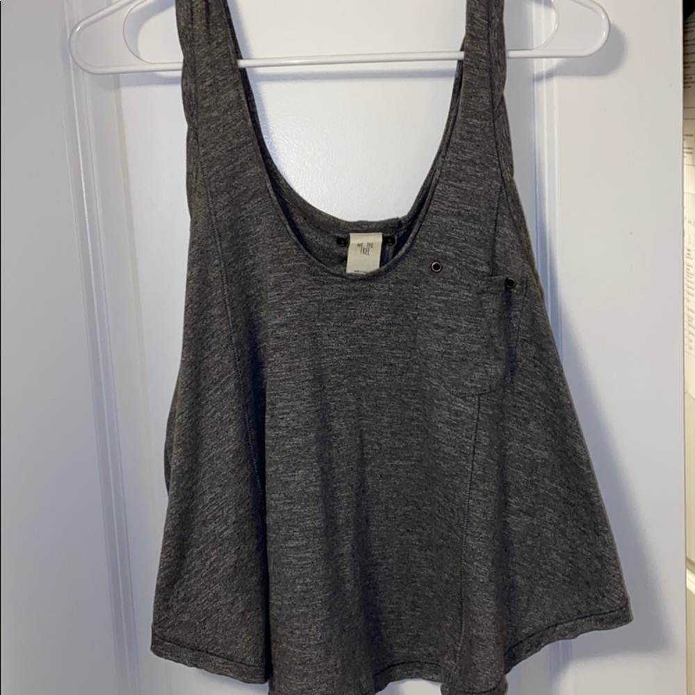 Free people open back tank top